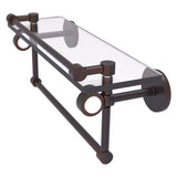 Allied Brass Clearview Venetian Bronze 1-Tier Brass Wall Mount Bathroom Shelf