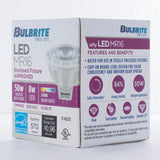 Bulbrite 50-Watt Equivalent Warm White Light MR16 Dimmable LED Narrow Flood Enclosed Rated Light Bulb (2-Pack)
