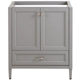 Claxby 48 in. W x 34 in H x 22 in. D Bath Vanity Cabinet Only in Cream - Super Arbor