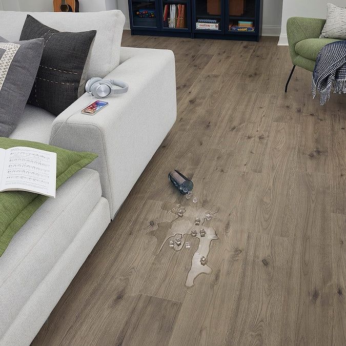 Pergo Hallfield Hickory Waterproof Laminate Flooring Sample