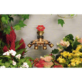 4-Outlet Brass Hose Faucet Manifold - Super Arbor