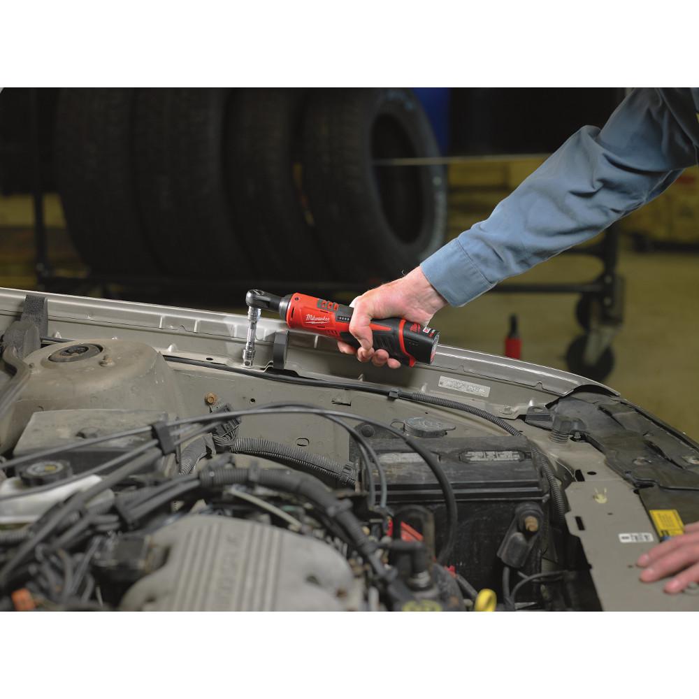M12 12-Volt Cordless 1/4 in. Hex Impact Driver Combo Kit with Free M12 3/8 in. Ratchet (Tool-Only)