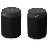 Bluetooth 5.0 Wireless Speaker Pair in Black - Super Arbor