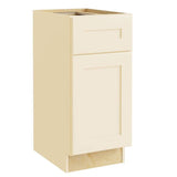 Home Decorators Collection Newport 12 in. W x 24 in. D x 34.5 in. H Assembled Plywood Base Kitchen Cabinet in Blended Cream with 2ROT Soft Close RH