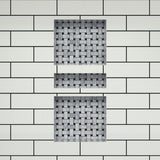 Redi Niche 16 in. x 34 in. Triple Shower Niche Set in Black - Super Arbor