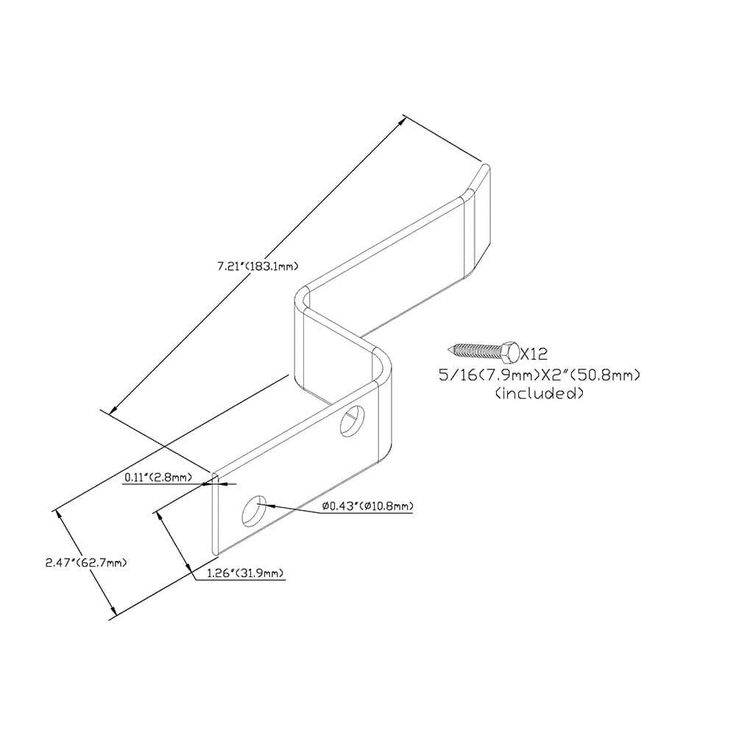 Everbilt Zinc-Plated Solid Door Stop