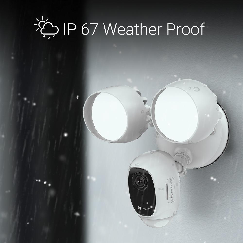 Wired Outdoor Smart Floodlight Security Camera with Alarm System - Super Arbor