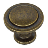 1-1/4 in. Dia Oil Rubbed Bronze Classic Round Ring Cabinet Knobs (10-Pack) - Super Arbor