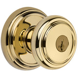 Prestige Alcott Satin Nickel Entry Door Knob Featuring SmartKey Security - Super Arbor