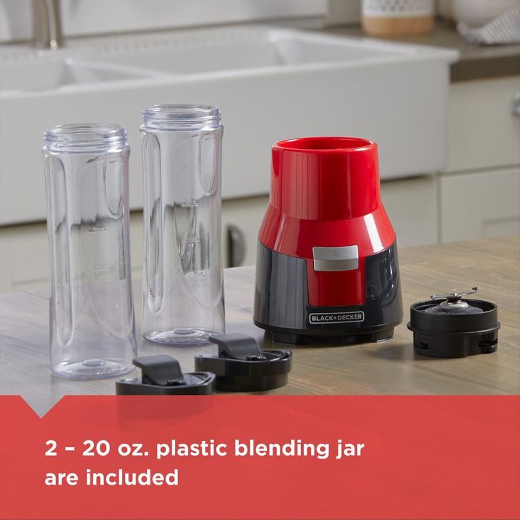 Fusion Blade 20 oz. Personal Red Blender