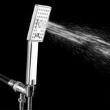 2-Spray 5 in. Single Wall Mount Body Spray Handheld Shower Head in Chrome - Super Arbor