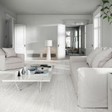 Bond Tile Sketchwood White 8 in. x 48 in. Matte Porcelain Floor and Wall Tile (5 Pieces 12.91 Sq. Ft. / Box)