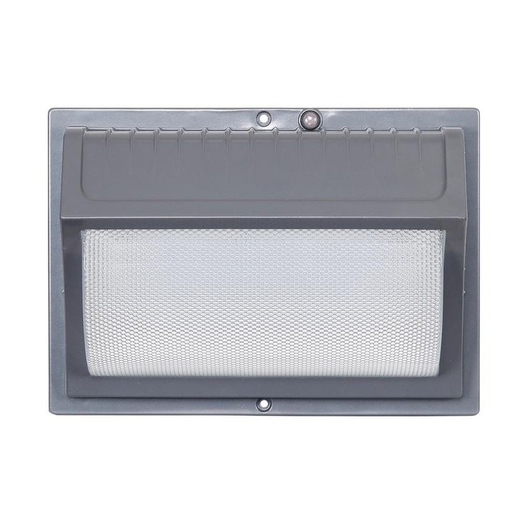 42-Watt Titanium Gray Integrated LED Outdoor Wall Pack Light, 4000L