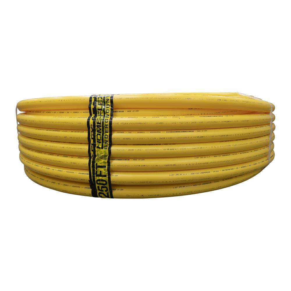 1-1/2 in. IPS x 100 ft. DR 11 Underground Yellow Polyethylene Gas Pipe - Super Arbor