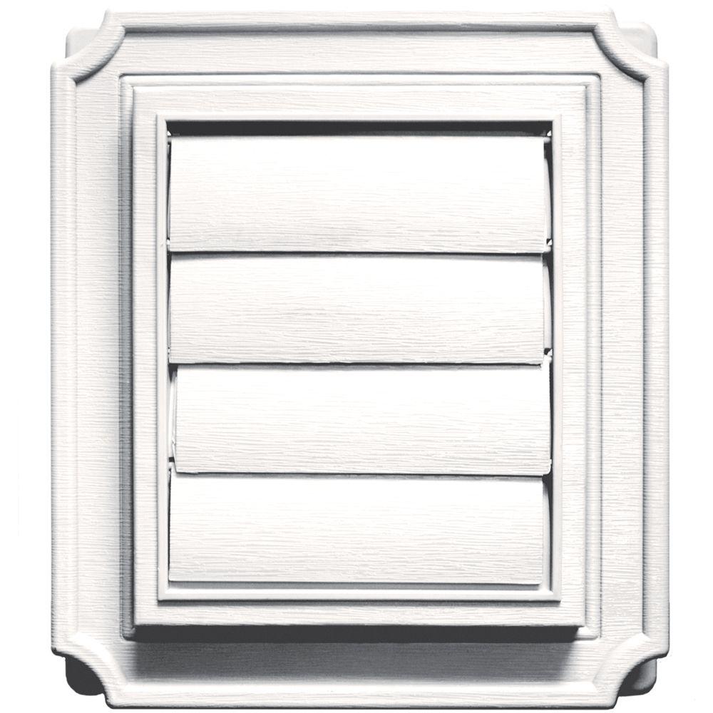 Scalloped Exhaust Siding Vent #117-Bright White - Super Arbor