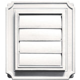 Scalloped Exhaust Siding Vent #117-Bright White - Super Arbor