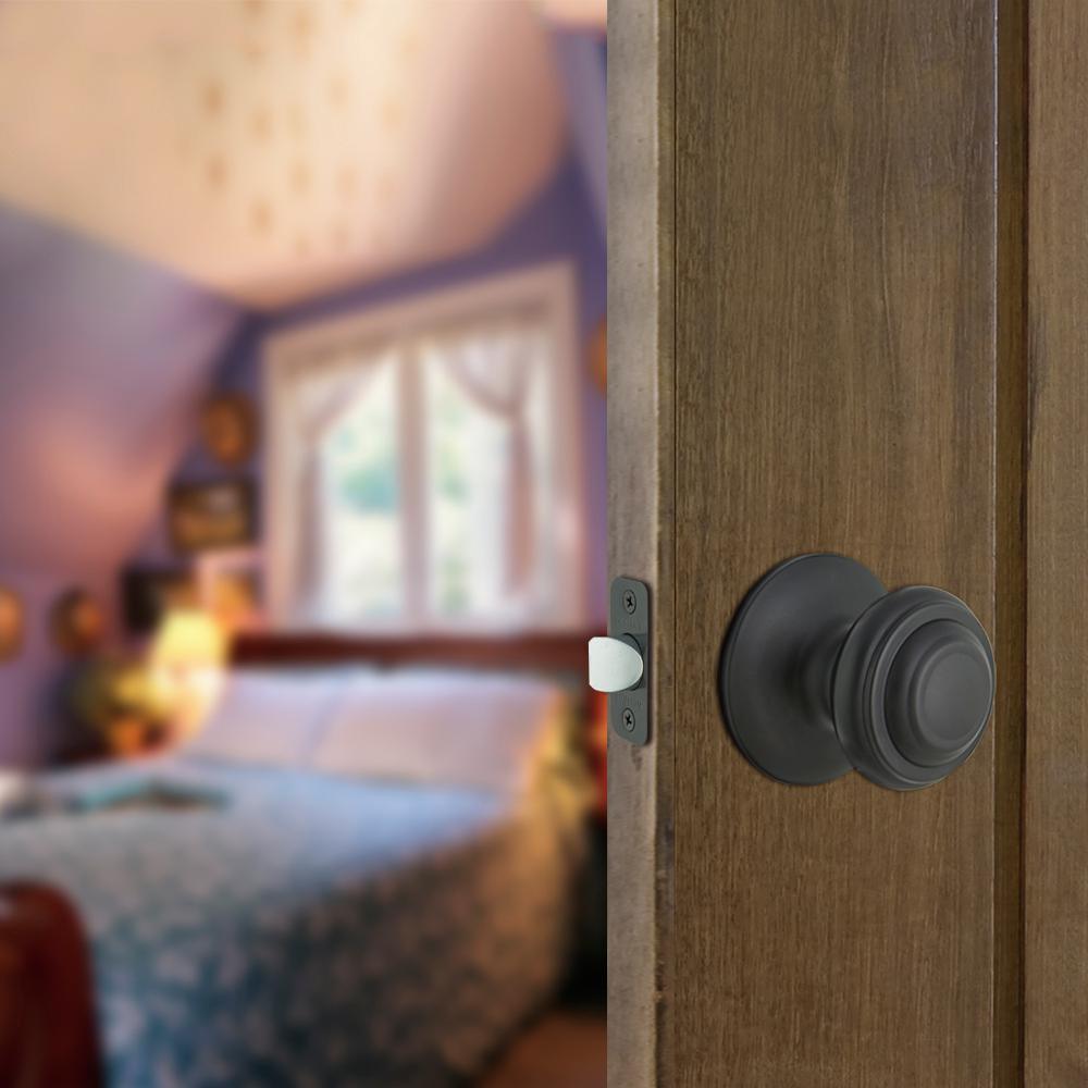 Madrid Matte Black Hall and Closet Door Knob - Super Arbor