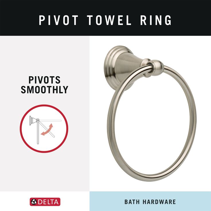 Delta 3-Piece Windemere Spotshield Brushed Nickel Decorative Bathroom Hardware Set