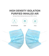Health Procedural Face Masks With Earloops (50-Packs)