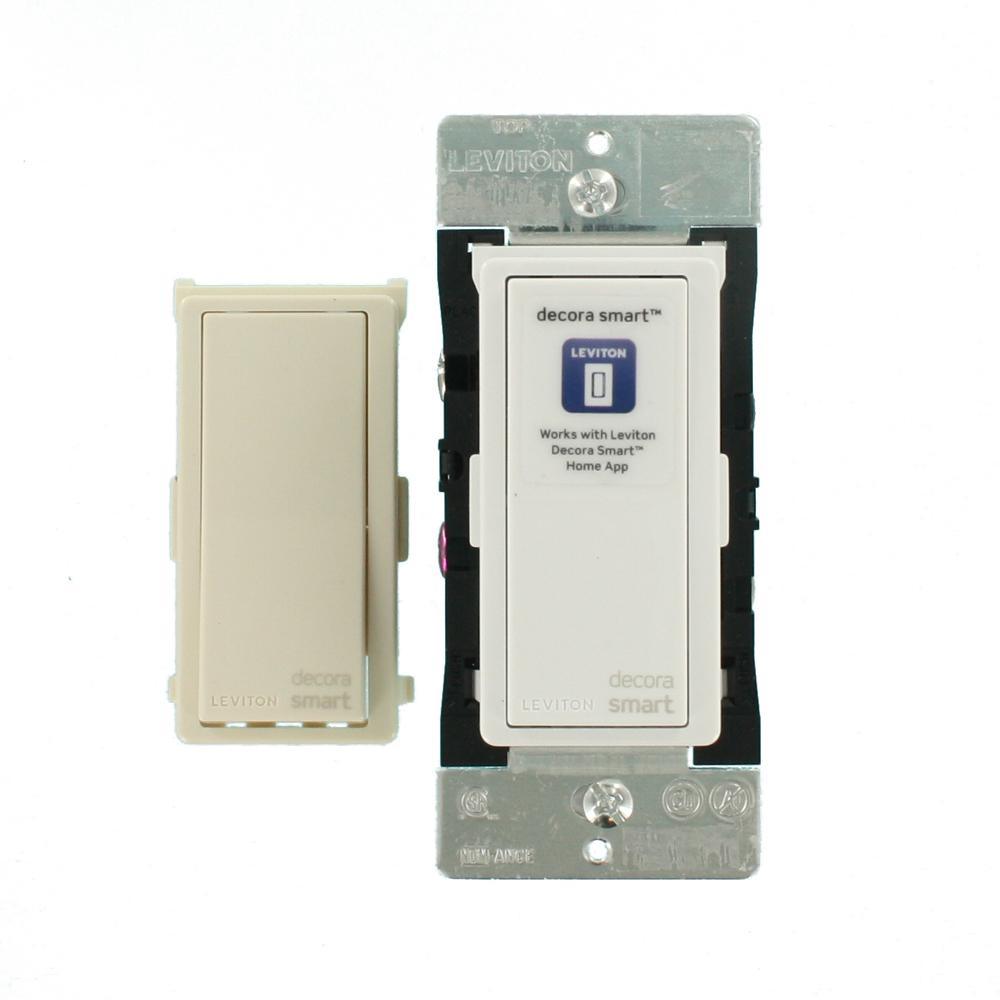 Decora Smart 15 Amp Light Switch Works with Apple HomeKit Wallplate Included, White - Super Arbor