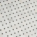 MSI Greecian White Basket Weave 12 in. x 12 in. x 10mm Honed Marble Mesh-Mounted Mosaic Tile (10 sq. ft. / case)