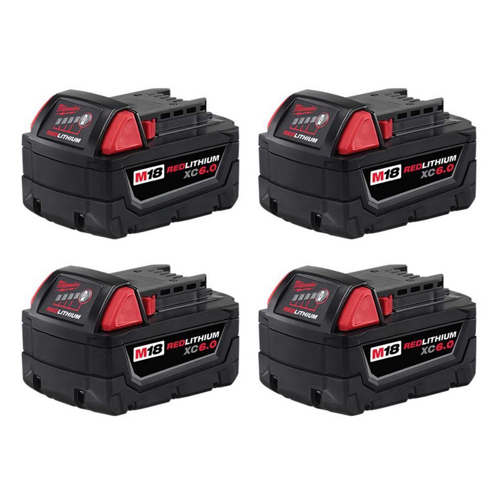 M18 18-Volt Lithium-Ion Compact Battery Pack 1.5Ah (4-Pack) - Super Arbor