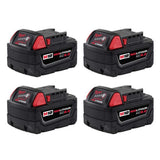 M18 18-Volt Lithium-Ion Compact Battery Pack 1.5Ah (4-Pack) - Super Arbor