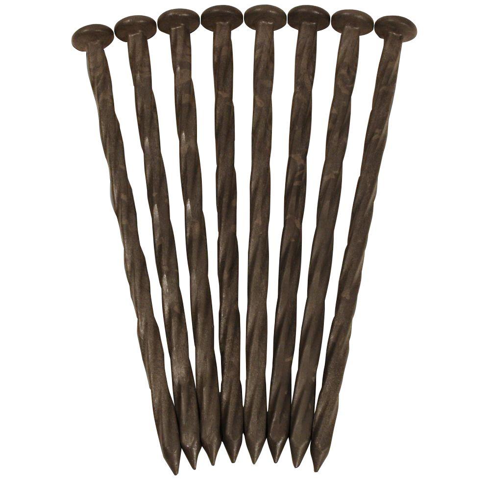 ProFlex 8 in. Spiral Landscape Spikes (16-Count/Pack) - Super Arbor