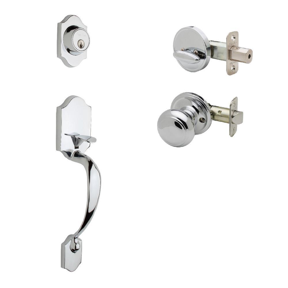 Heritage Black Door Handleset and Colonial Knob Trim - Super Arbor