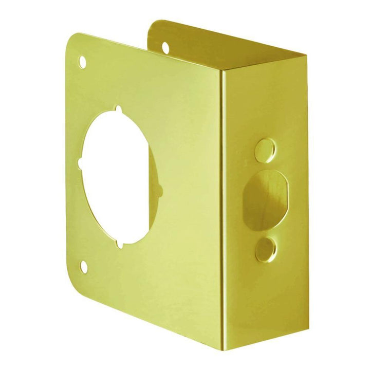 2-3/4 in. x 1-3/4 in. Solid Brass Door Reinforcer - Super Arbor