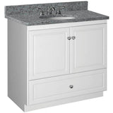 Ultraline 48 in. W x 21 in. D x 34.5 in. H Vanity Cabinet Only in Natural Alder - Super Arbor