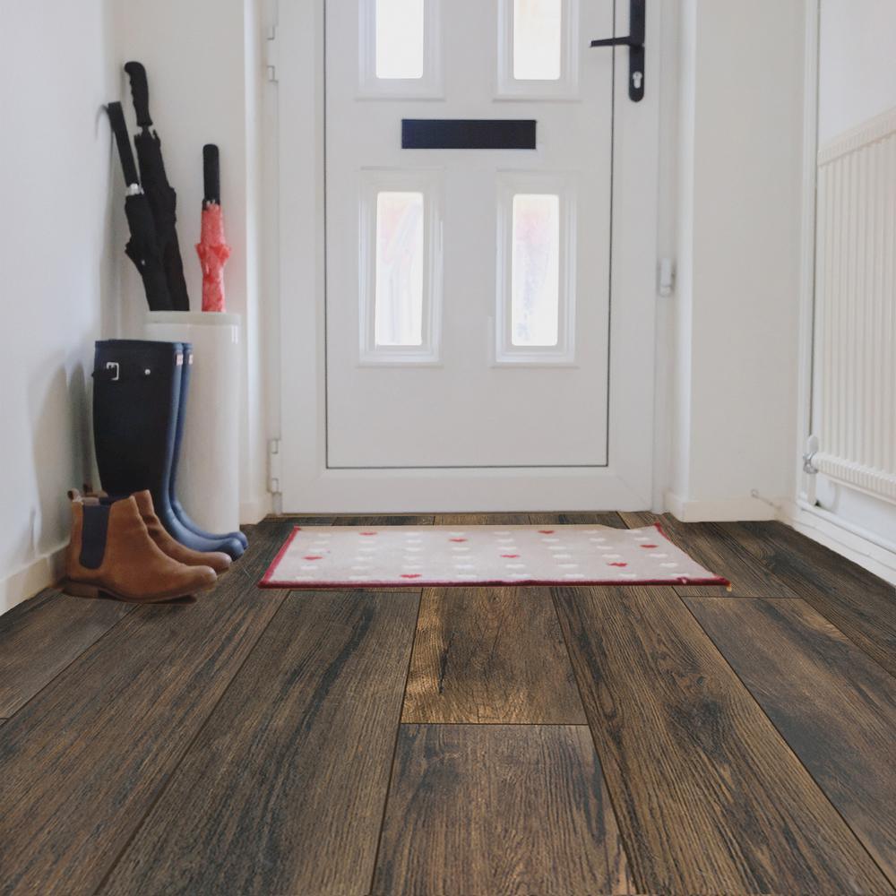 Smoked Hickory 8 in. x 36 in. Porcelain Floor and Wall Tile (122.4 sq. ft./Pack) - Super Arbor
