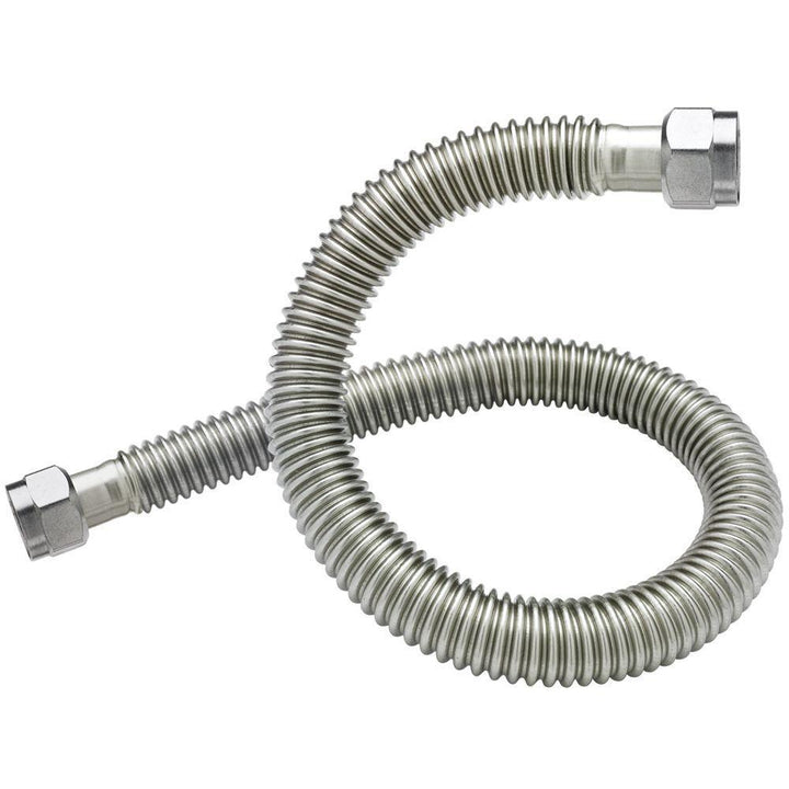 3/4 in. FIP x 3/4 in. FIP x 15 in. Coated Stainless Steel Water Heater Connector 3/4 in. ID - Super Arbor