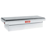 Weather Guard 71.38 in. Matte Black Aluminum Full Size Crossbed Truck Tool Box - Super Arbor