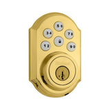 SmartCode 909 Satin Nickel Single Cylinder Electronic Deadbolt Featuring SmartKey Security and Tustin Passage Lever - Super Arbor