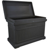 Graphite Premium Horizontal Architectrual ParcelWirx Delivery Drop Box Hinged Lid with Swinging Latch for Locking - Super Arbor