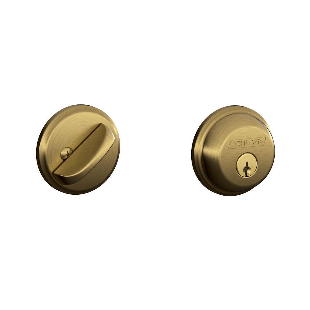 Aged Bronze Single Cylinder Deadbolt - Super Arbor