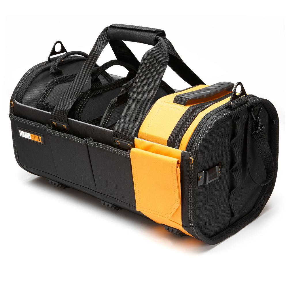 18 in. Modular Tote with 57-Pockets in Black - Super Arbor