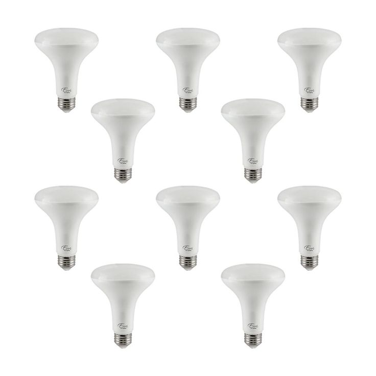 Euri Lighting 65-Watt Equivalent BR30 Energy Star and Dimmable LED Light Bulb in Soft White 3000K (10-Pack)