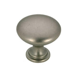 1-1/8 in. Brushed Nickel Contemporary and Modern Knob - Super Arbor