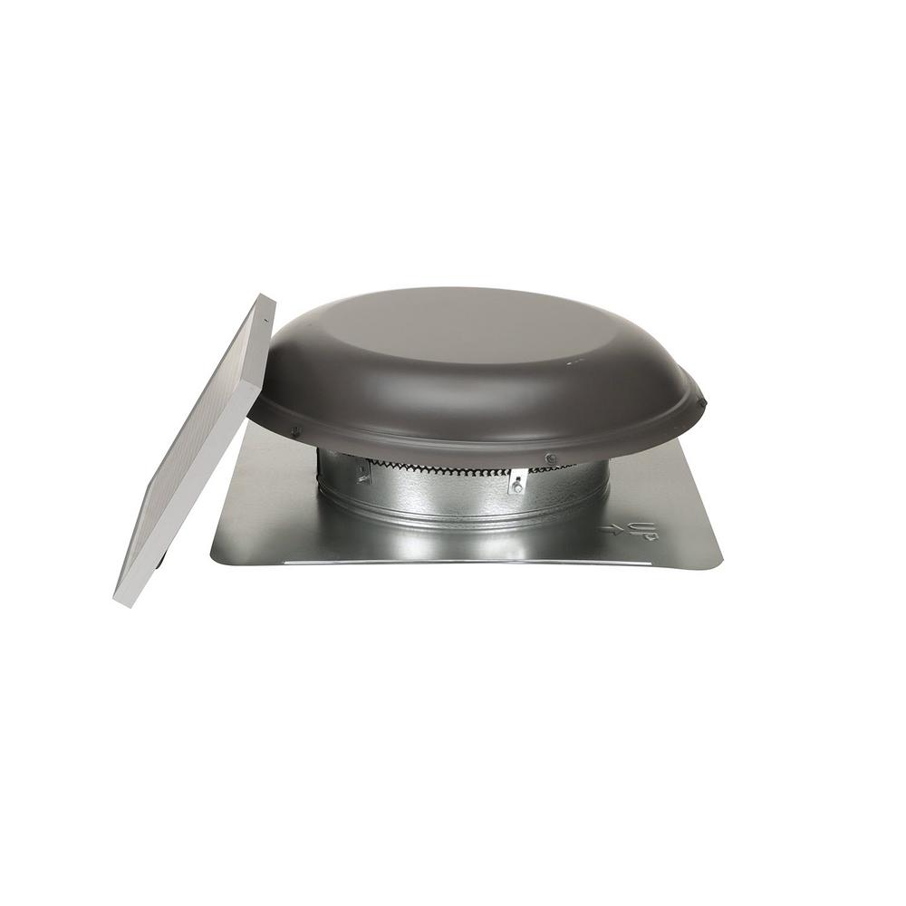800 CFM Weatherwood Galvanized Steel Solar Powered Attic Fan - Super Arbor