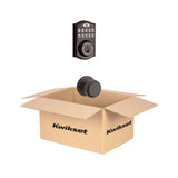 Z-Wave SmartCode Venetian Bronze Single Cylinder Electronic Deadbolt featuring Juno Hall/Closet Knob - Super Arbor