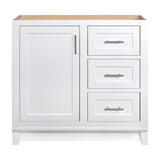 Kinghurst 48 in. W x 21 in. x 33.5 in. H D Bathroom Vanity Cabinet Only in White - Super Arbor