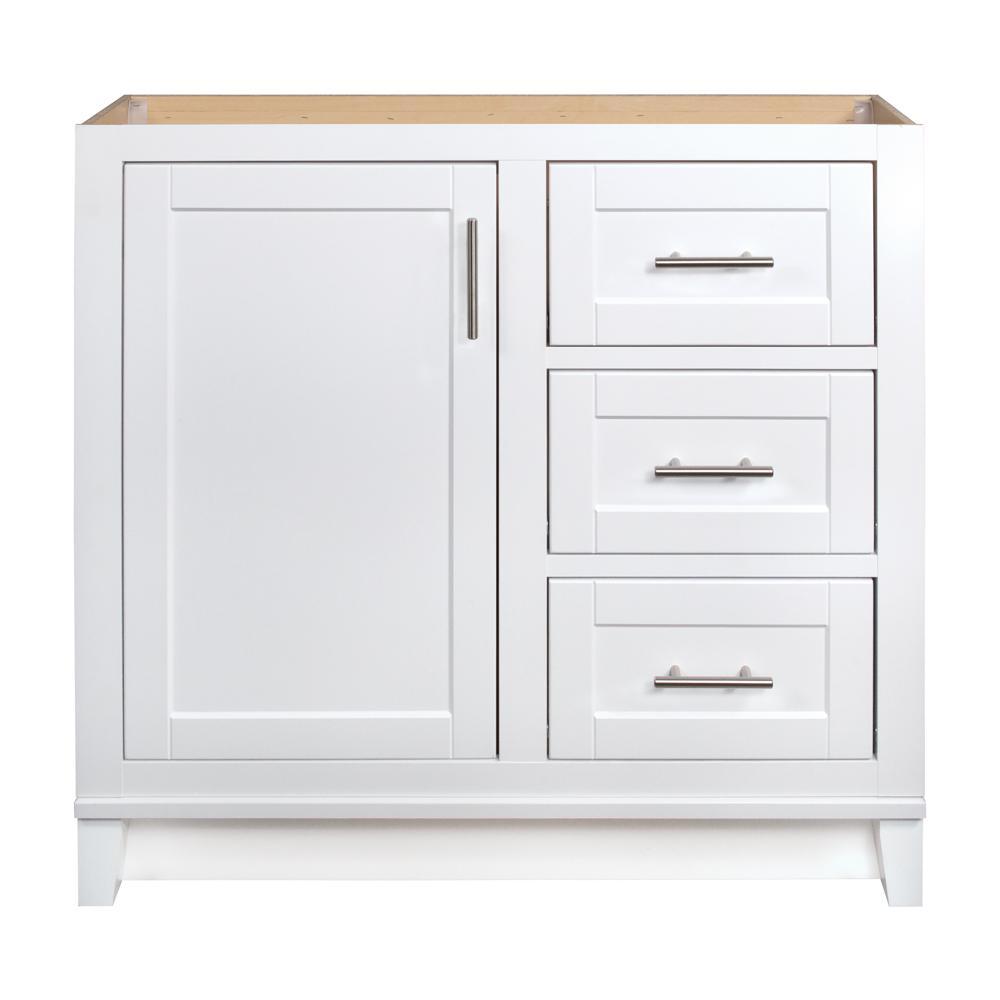 Kinghurst 30 in. W x 21 in. D x 33.5 in. H Bathroom Vanity Cabinet Only in White - Super Arbor