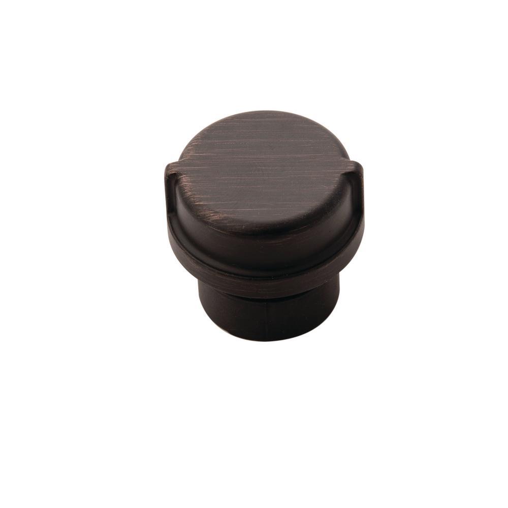 1-1/4 in. Pipeline Black Nickel Vibed Cabinet Knob - Super Arbor