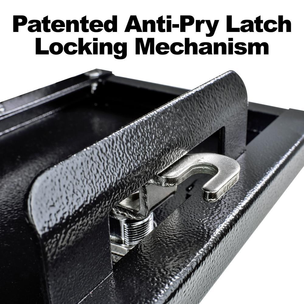 Package Master Locking Post-Mount Mailbox with High Security Reinforced Patented Locking System, Black - Super Arbor