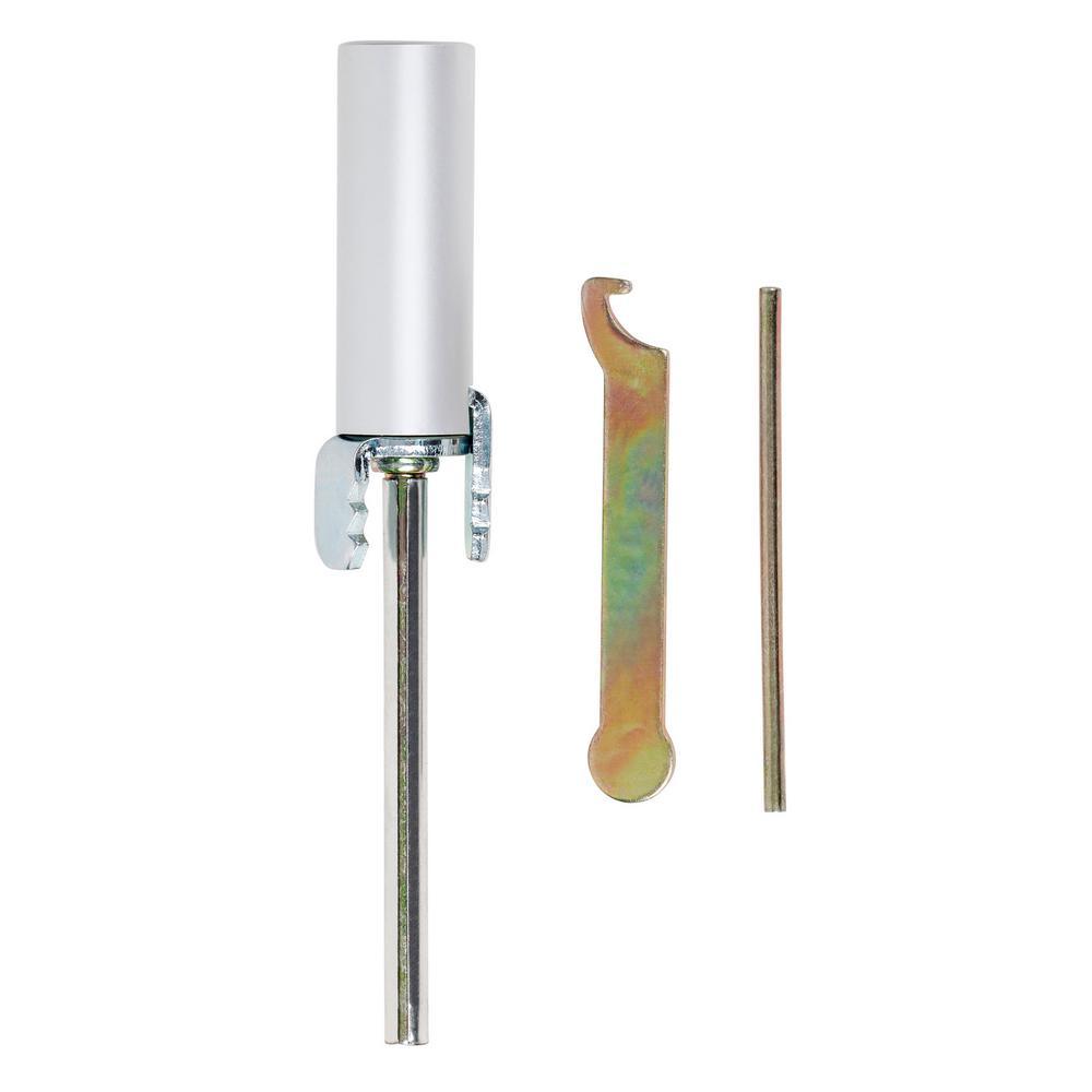 Satin Nickel Hinge Pin Door Closer (2-Pack) - Super Arbor