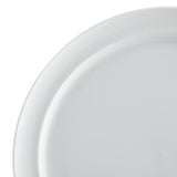 12-Piece Rim Pattern White Porcelain Dinnerware Set (Service for 4)