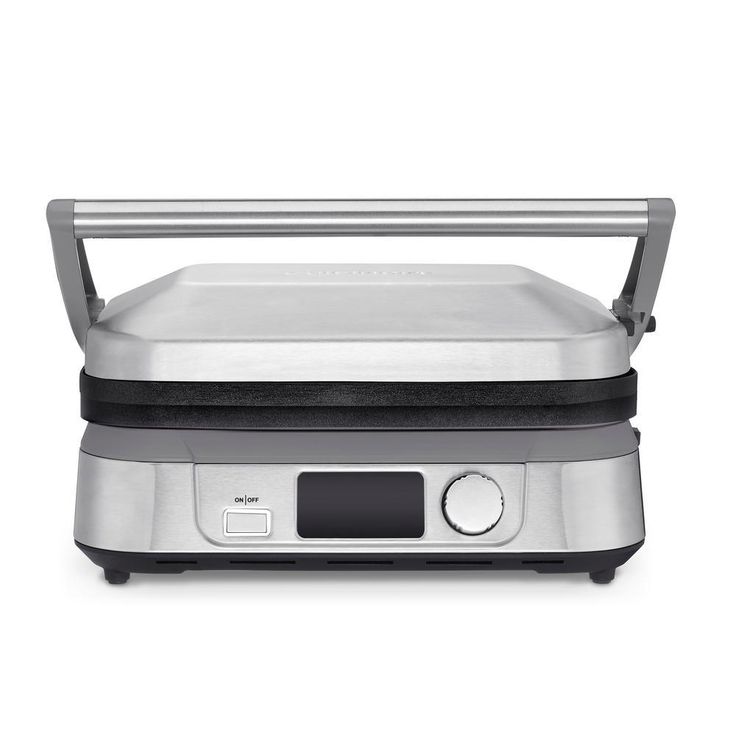 Griddler 5-Brushed Stainless Steel Panini Press and Griddle