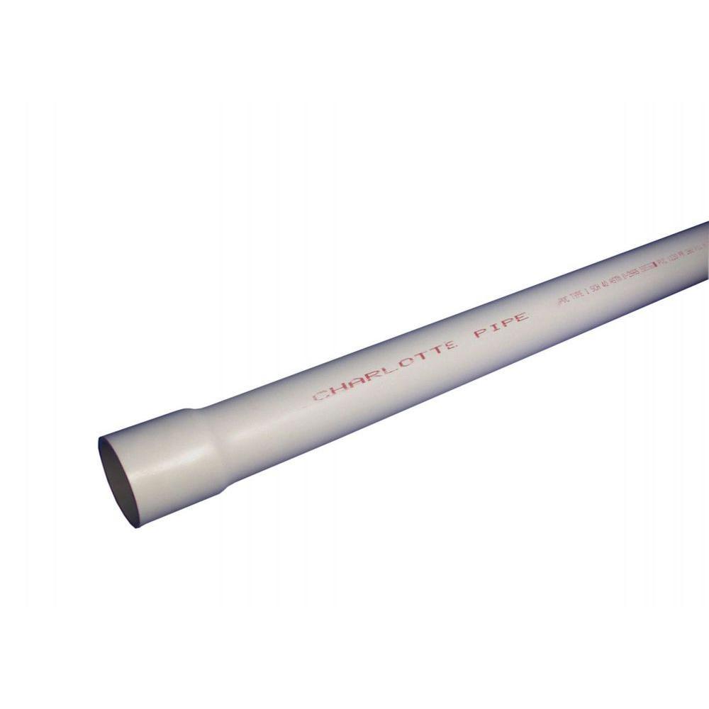 1 in. x 20 ft. PVC Schedule 40 Belled-End DWV Pipe - Super Arbor